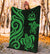 Vanuatu Premium Blanket - Green Tentacle Turtle - Polynesian Pride