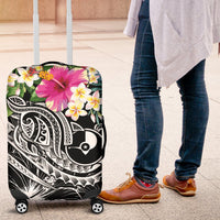 YAP Polynesian Luggage - Summer Plumeria (Black) - Polynesian Pride