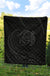 Hawaii Turtle Premium Quilt - Gray - Frida Style - Polynesian Pride