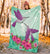 Hawaii Humming Bird Hibiscus Premium Blanket - Out Style - Polynesian Pride