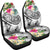 Polynesian American Samoa Car Seat Covers - Summer Plumeria (White) - Polynesian Pride