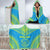 Palau Flag Polynesian Chief Hooded Blanket - Polynesian Pride