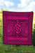 Hawaii Polyensian Turtle Premium Quilt Pink - Polynesian Pride
