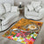 FSM Area Rug - Turtle Plumeria (Gold) - Polynesian Pride