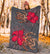 Hawaii Turtle Hibiscus Polynesian Premium Blanket - Khoi Style - AH - Polynesian Pride