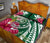 Hawaii Polynesian Turtle Tropical Hibiscus Plumeria Quilt Bed Set - Green - Polynesian Pride