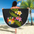 Tonga Custom Personalised Beach Blanket - Plumeria Tribal - Polynesian Pride