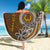 Pohnpei Custom Personalised Beach Blanket - Polynesian Boar Tusk - Polynesian Pride