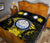 Marshall Islands Polynesian Quilt Bed Set Hibiscus Yellow - Polynesian Pride