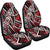 Tahiti Car Seat Covers - Tribal Flower Special Pattern Red Color - Polynesian Pride