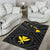 Hawaii Area Rug - Hawaii Kanaka Maoli And Map ( Black) - Polynesian Pride