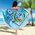 Pohnpei State Beach Blanket - Turtle Under The Sea Style - Polynesian Pride