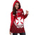 Wallis and Futuna Polynesian Hoodie Dress - Wallis and Futuna Coat Of Arms Coconut Tree Women's - Polynesian Pride