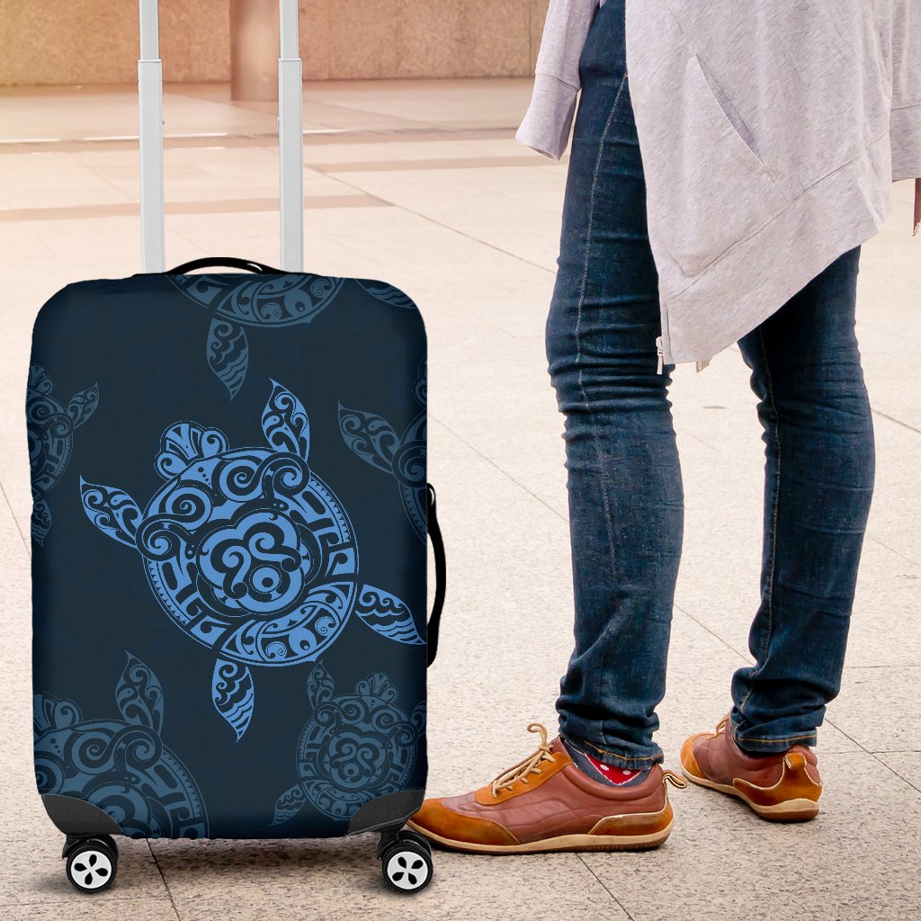 Turtle Luggage Cover 01 - Polynesian Pride