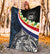 Polynesian Hawaii Premium Blanket - Hawaii Seal With Plumeria Style - Polynesian Pride