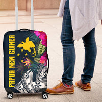Papua New Guinea Luggage Cover - Summer Vibes Blue - Polynesian Pride