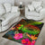 American Samoa Polynesian Area Rug - Hibiscus and Banana Leaves - Polynesian Pride