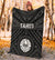 Tahiti Premium Blanket - Tahiti Seal In Polynesian Tattoo Style (Black) - Polynesian Pride