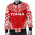 Tonga Flag Polynesian Chief Men's Bomber Jacket - Polynesian Pride