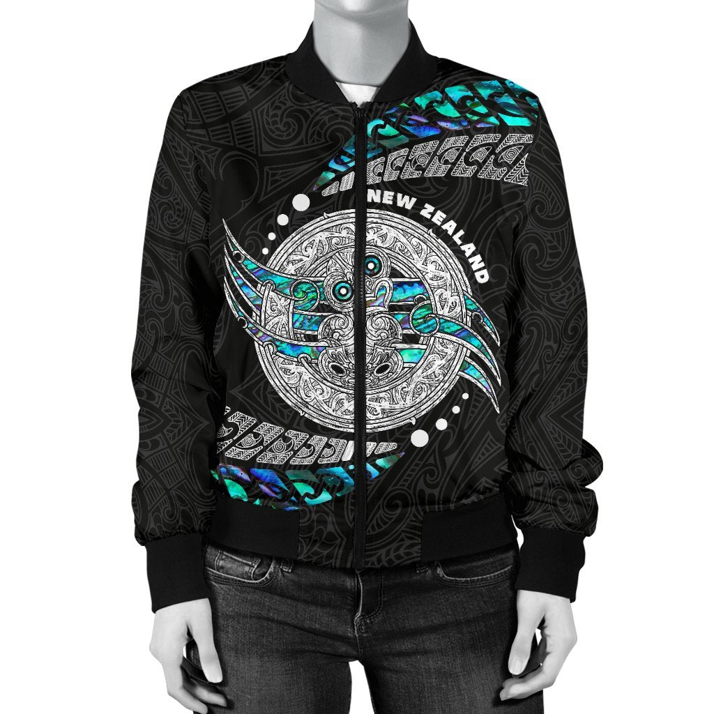 Maori New Zealand Women's Bomber Jacket Hei Tiki Sport Style - Polynesian Pride