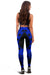 Cook Islands Women Leggings Polynesian Pattern Blue - Polynesian Pride