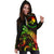 Yap Polynesian Hoodie Dress - Turtle With Blooming Hibiscus Reggae - Polynesian Pride