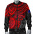 Guam Polynesian Bomber Jacket (Men) - Red Turtle - Polynesian Pride