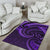 New Zealand Maori Mangopare Area Rug Polynesian - Purple - Polynesian Pride