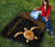 Polynesian Custom Personalised Premium Quilt - Gold Turtle Curver Style - Polynesian Pride