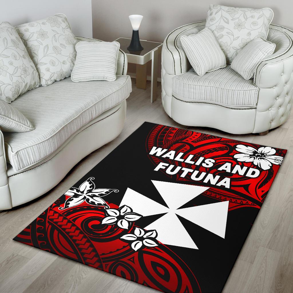 Wallis and Futuna Rugby Area Rug Unique Vibes - Polynesian Pride