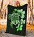 Hawaiian Kanaka Hibiscus Plumeria Mix Polynesian Turtle Premium Blanket Green AH - Polynesian Pride