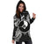 Yap Polynesian Hoodie Dress Map Black - Polynesian Pride