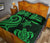 Vanuatu Quilt Bed Set - Green Tentacle Turtle - Polynesian Pride