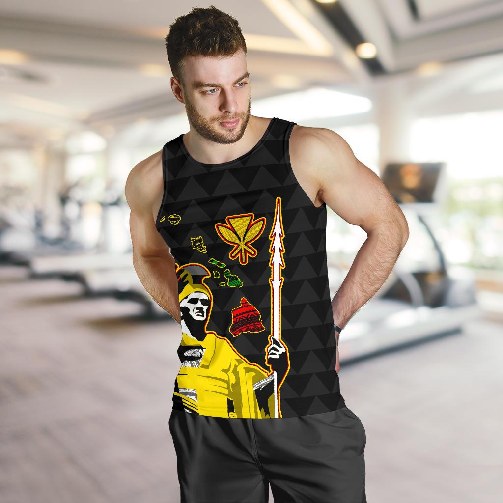 Hawaiian King Guardian Men's Tank Top - Polynesian Pride