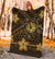 Hawaii Mix Polynesian Turtle Plumeria Premium Blanket - AH - Nick Style - Brown - Polynesian Pride