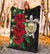 Hawaii Coast of Arm Turtle Hibiscus - Premium Blanket AH - Polynesian Pride