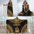 Vanuatu Polynesian Chief Hooded Blanket - Gold Version - Polynesian Pride