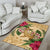 hawaii Rug - Hammerhead Shark Rug Strong Pattern Hibiscus Plumeria AH - Polynesian Pride