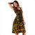 Guam Polynesian Midi Dress - Gold Turtle Homeland - Polynesian Pride