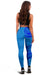 Blue Women Leggings Fiji Rugby Polynesian Waves Style - Polynesian Pride