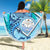 Marshall Islands Beach Blanket - Custom Personalised Turtle Under The Sea Style - Polynesian Pride