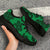 Polynesian Turtle Palm And Sea Pebbles Green Chunky Sneakers - Polynesian Pride