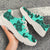 Polynesian Turtle Palm And Sea Pebbles Turquoise Chunky Sneakers - Polynesian Pride