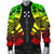 Gambier Islands Men Bomber Jackets - Polynesian Tattoo Reggae - Polynesian Pride