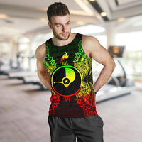 Yap Polynesian Men Tank Top Map Reggae - Polynesian Pride