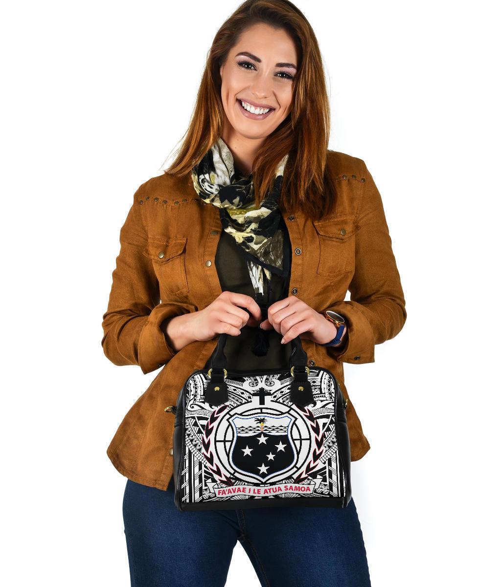 Samoa Shoulder Handbag - Samoa Coat Of Arm - Polynesian Pride