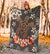 Hawaii Turtle Polynesian Hibiscus Kanaka Style Tropical - Premium Blanket AH - Polynesian Pride