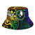 Yap Custom Personalised Bucket Hat - Rainbow Polynesian Pattern - Polynesian Pride