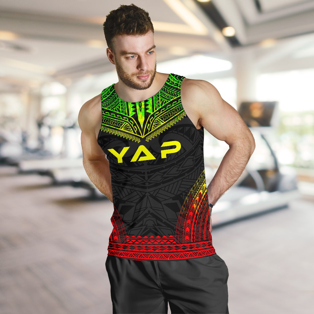 Yap Men's Tank Top - Polynesian Chief Reggae Version - Polynesian Pride