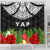 Yap Shower Curtain - Ginger Lei Pattern - Polynesian Pride